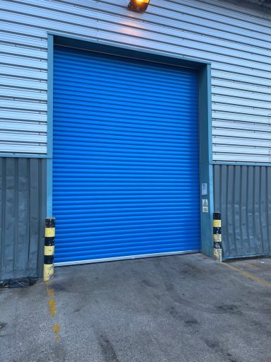 95mm insulated roller shutters, made in Paignton