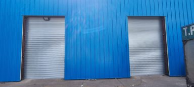 Galvanized steel roller shutters 